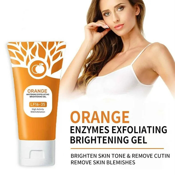 BARUBT Natural Orange Exfoliating Gel, Gentle Brightening, Weekly care Routine
