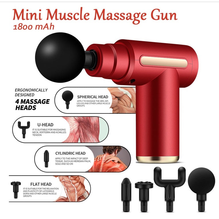 Portable Mini Muscle Massage Gun Body Massager